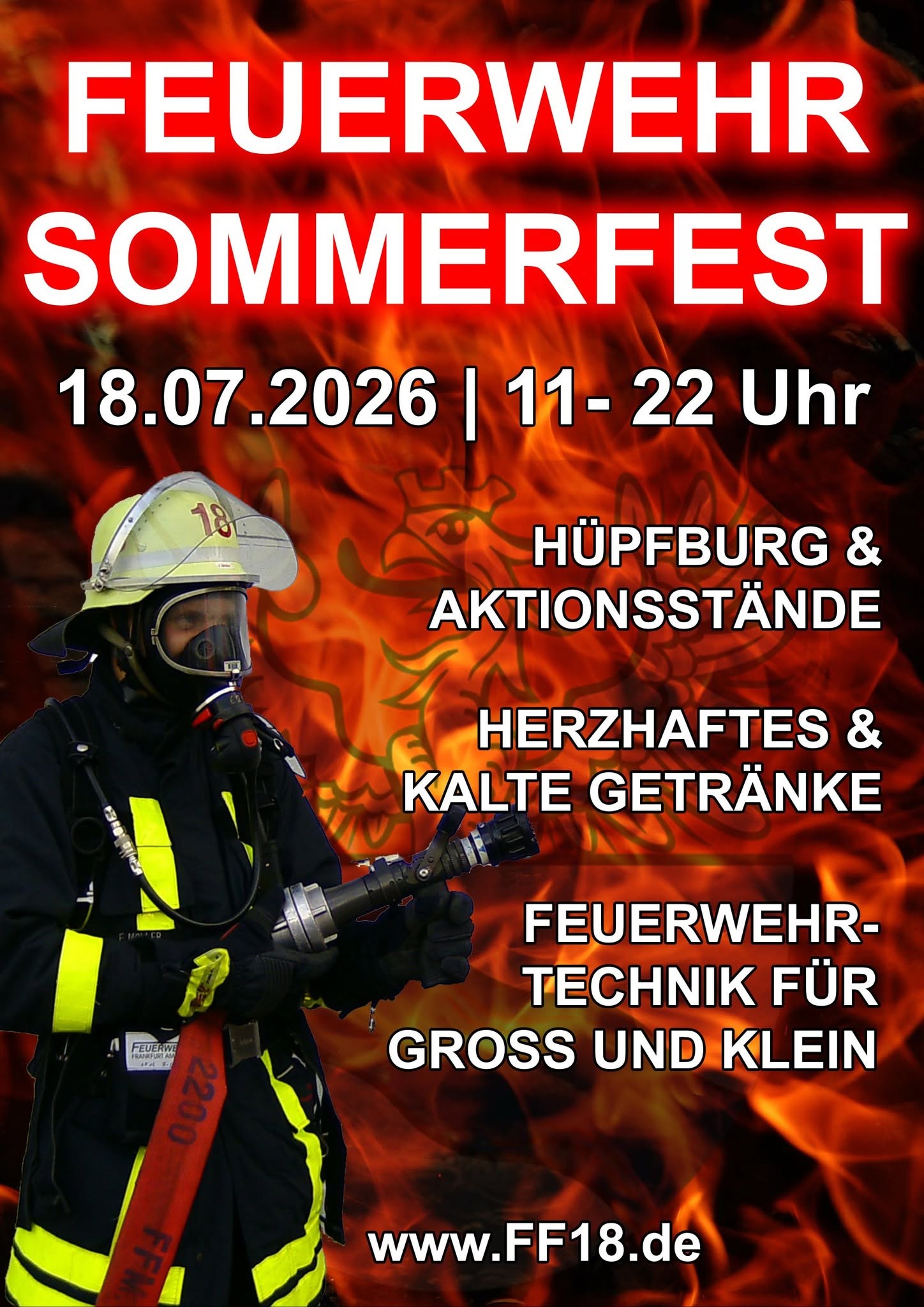 Einladung zum Feuerwehrfest am 18.07.2026